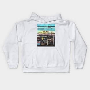 Tel Aviv, Retro Cake Shop Kids Hoodie